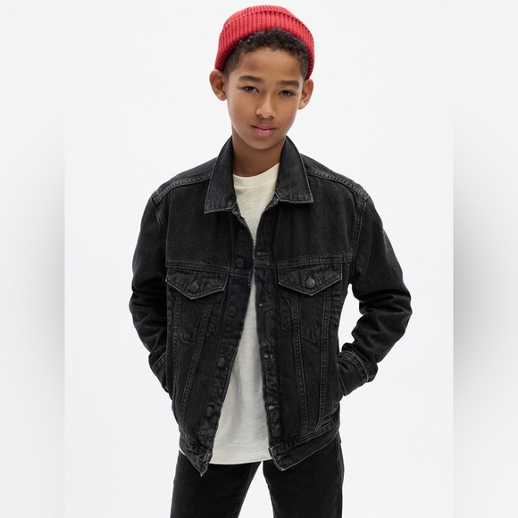 GAP Other - GAP Kids Icon Denim Jacket in Black Wash